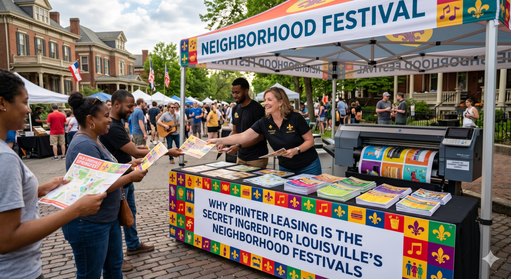Flavor, Festivity, and Flawless Paperwork: Why Printer Leasing is the Secret Ingredient for Louisville’s Neighborhood Festivals
